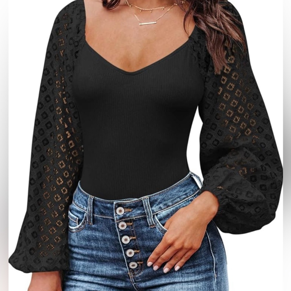 ReoRia Black Body Suit